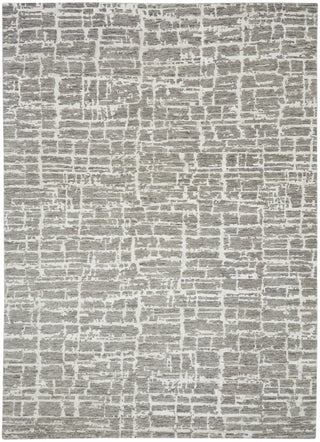Nourison Luna LUN02 Grey Silver Area Rug by Reserve Collection 