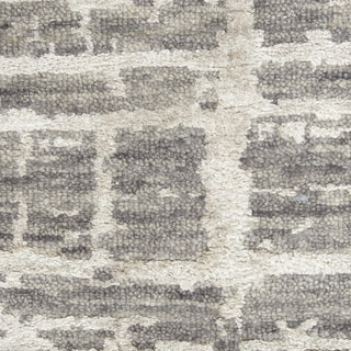 Nourison Luna LUN02 Grey Silver Area Rug by Reserve Collection 