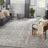 Nourison Luna LUN02 Grey Silver Area Rug by Reserve Collection