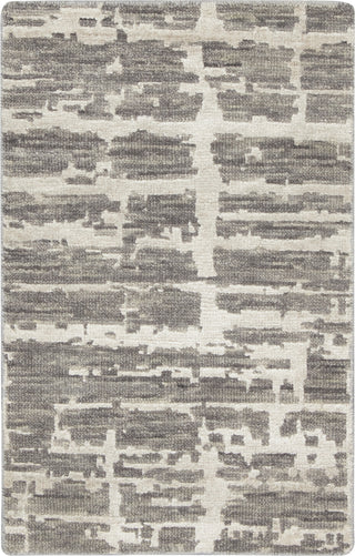 Nourison Luna LUN02 Grey Silver Area Rug by Reserve Collection