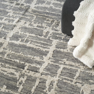 Nourison Luna LUN02 Grey Silver Area Rug by Reserve Collection 