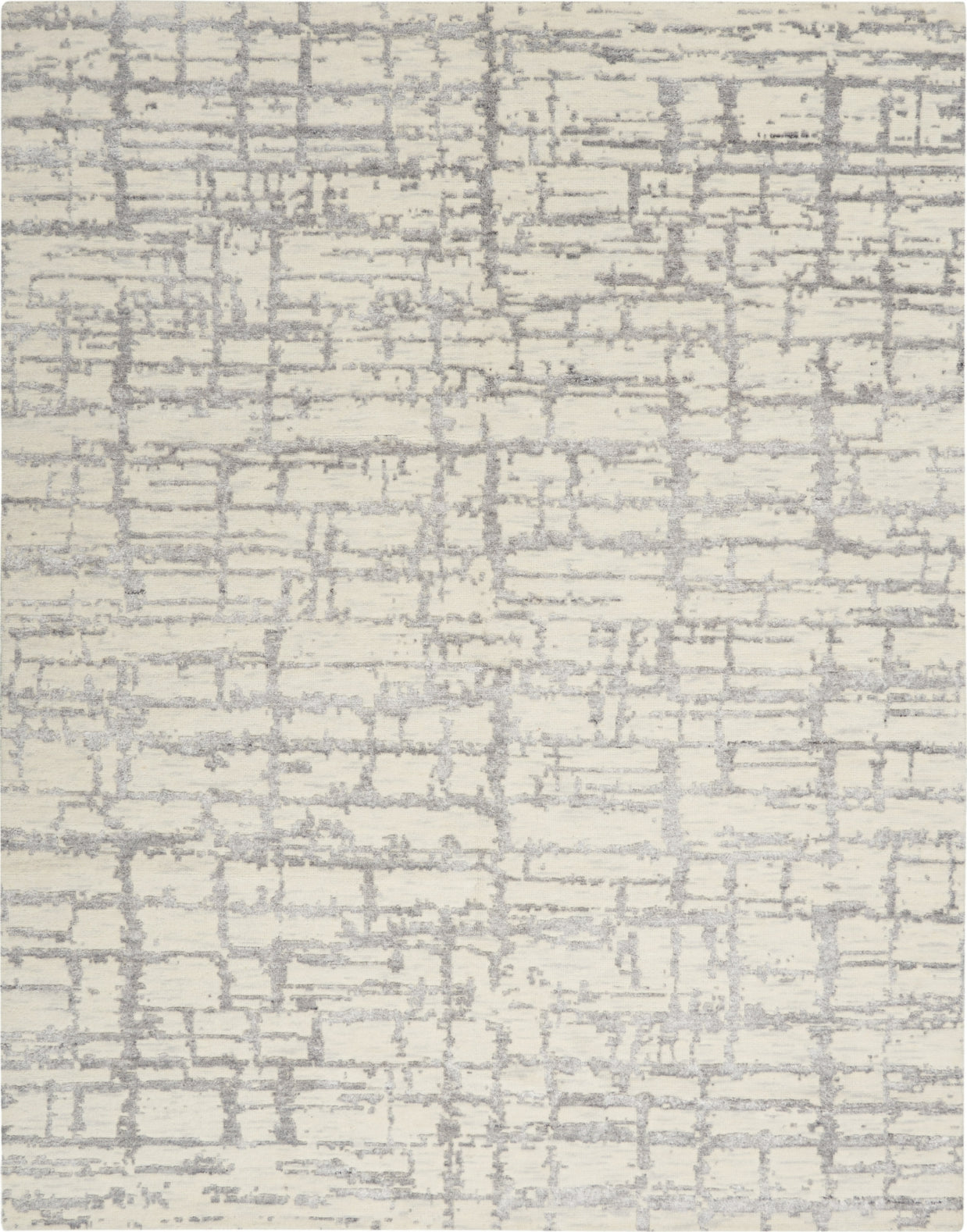 Nourison Luna LUN02 Ivory Grey Area Rug by Reserve Collection