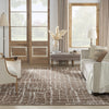 Nourison Luna LUN02 Mocha Ivory Area Rug by Reserve Collection