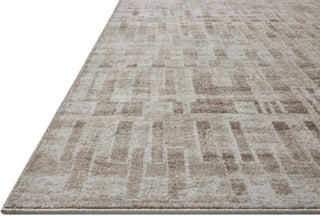 Loloi Lune LUN-02 Ivory / Mushroom Area Rug Corner Image