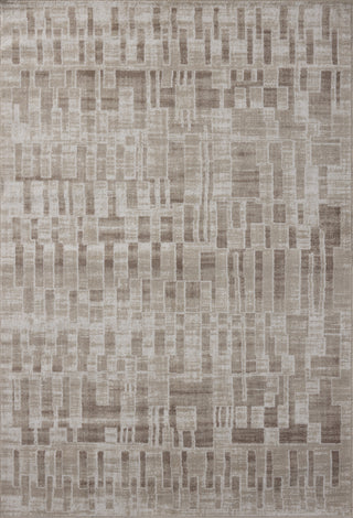 Loloi Lune LUN-02 Ivory / Mushroom Area Rug main image