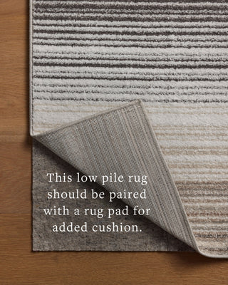 Loloi Lune LUN-03 Granite / Natural Area Rug Backing Image