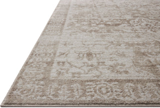 Loloi Lune LUN-05 Taupe / Ivory Area Rug Corner Image