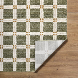 Livabliss La Luna LUU-2309 The Prominent Colors In This Home Decor Item Are: Olive Green Area Rug Pile