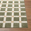 Livabliss La Luna LUU-2309 The Prominent Colors In This Home Decor Item Are: Olive Green Area Rug Angle