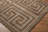 Livabliss La Luna LUU-2311-Taupe-Ivory-Chocolate Brown Area Rug Corner Shot