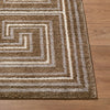 Livabliss La Luna LUU-2311-Taupe-Ivory-Chocolate Brown Area Rug Angle