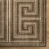 Livabliss La Luna LUU-2311-Taupe-Ivory-Chocolate Brown Area Rug 