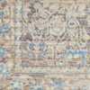 Nourison Lustrous Weave LUW01 Ivory Blue Area Rug Swatch Image