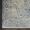 Nourison Lustrous Weave LUW02 Blue Ivory Area Rug Detail Image