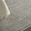 Nourison Lustrous Weave LUW02 Grey Beige Area Rug Corner Image