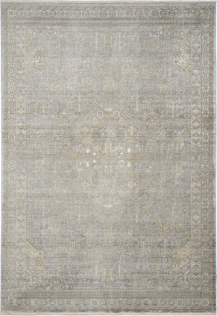 Nourison Lustrous Weave LUW02 Grey Beige Area Rug main image