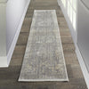 Nourison Lustrous Weave LUW02 Grey Beige Area Rug Corner Image