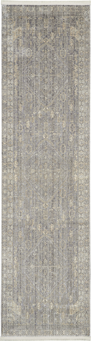 Nourison Lustrous Weave LUW02 Grey Beige Area Rug Main Image