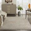 Nourison Lustrous Weave LUW02 Grey Brick Area Rug Corner Image