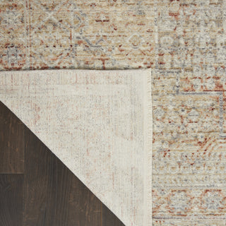 Nourison Lustrous Weave LUW02 Grey Brick Area Rug Corner Image
