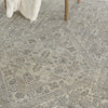 Nourison Lustrous Weave LUW02 Ivory Beige Area Rug Corner Image