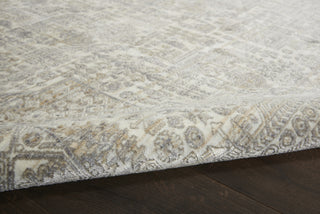 Nourison Lustrous Weave LUW02 Ivory Beige Area Rug Corner Image