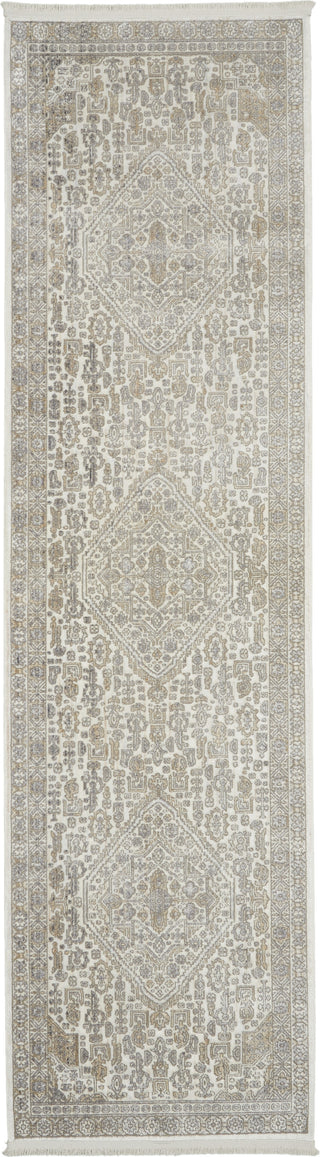 Nourison Lustrous Weave LUW02 Ivory Beige Area Rug Main Image