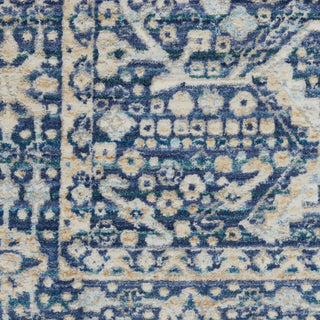 Nourison Lustrous Weave LUW03 Blue Area Rug Swatch Image