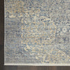 Nourison Lustrous Weave LUW04 Blue Grey Area Rug Detail Image