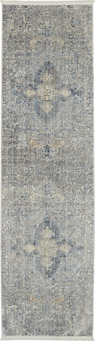 Nourison Lustrous Weave LUW04 Blue Grey Area Rug Main Image