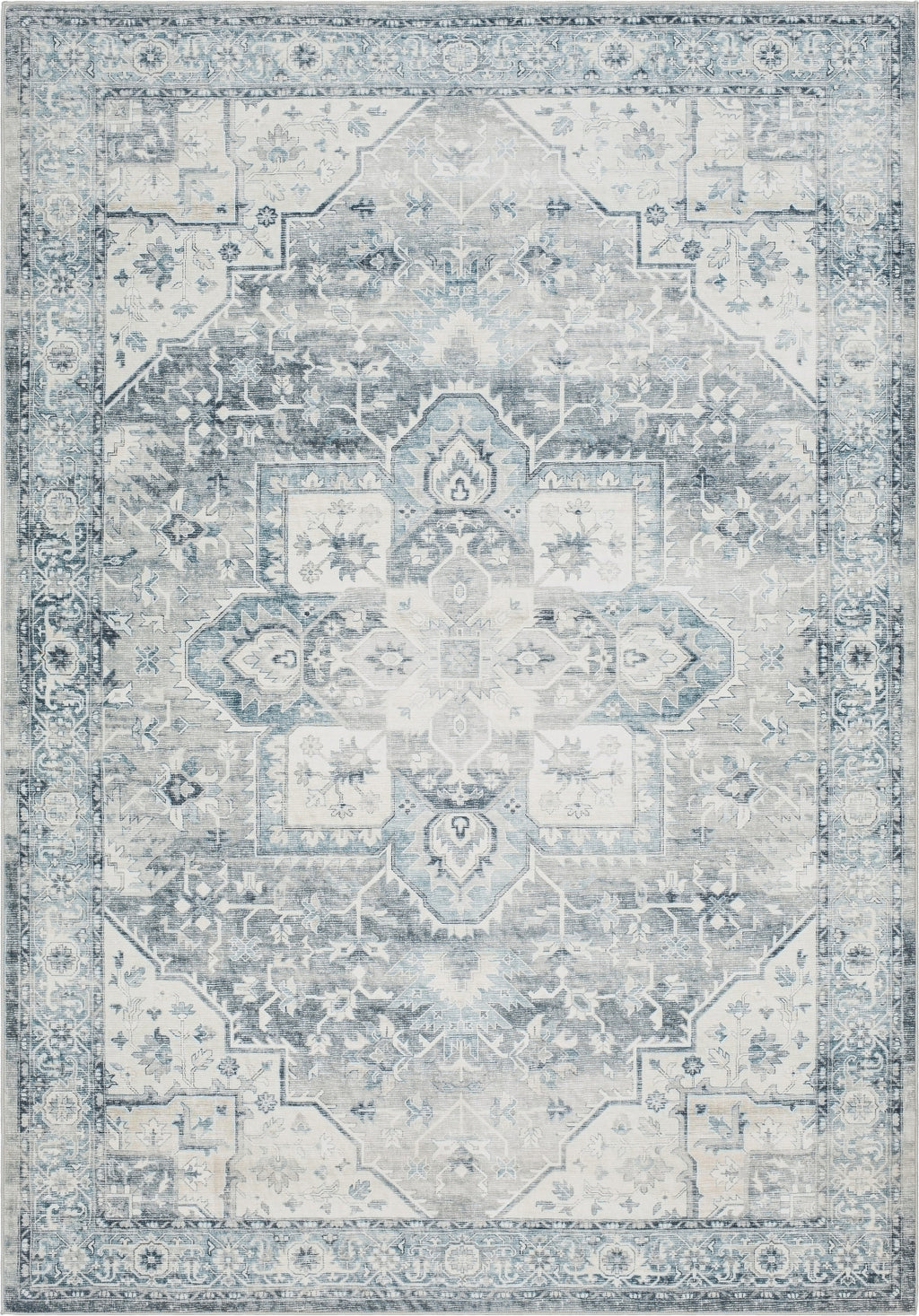 LIVABLISS Lavable LVB-2318 Light Grey Area Rug