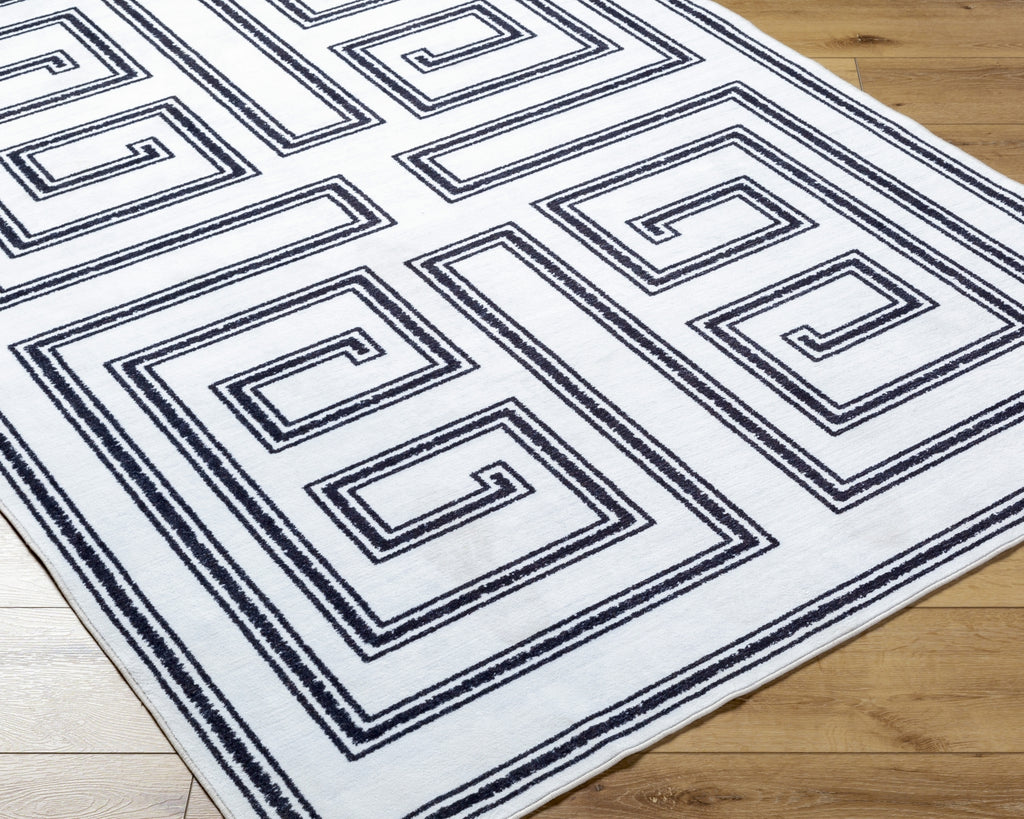 Livabliss Lavable LVB-2333 White Area Rug