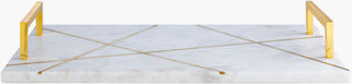 Surya Luxe LXE-001 White Angle