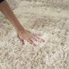 Nourison Luxurious Shag LXR01 Ivory Beige Area Rug Room Image Feature