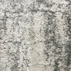 Nourison Luxurious Shag LXR01 Ivory/Charcoal Area Rug Swatch Image