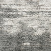 Nourison Luxurious Shag LXR02 Charcoal/Ivory Area Rug Swatch Image