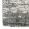 Nourison Luxurious Shag LXR02 Charcoal/Ivory Area Rug Texture Image