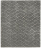 Nourison Luxurious Shag LXR03 Grey Area Rug Main Image