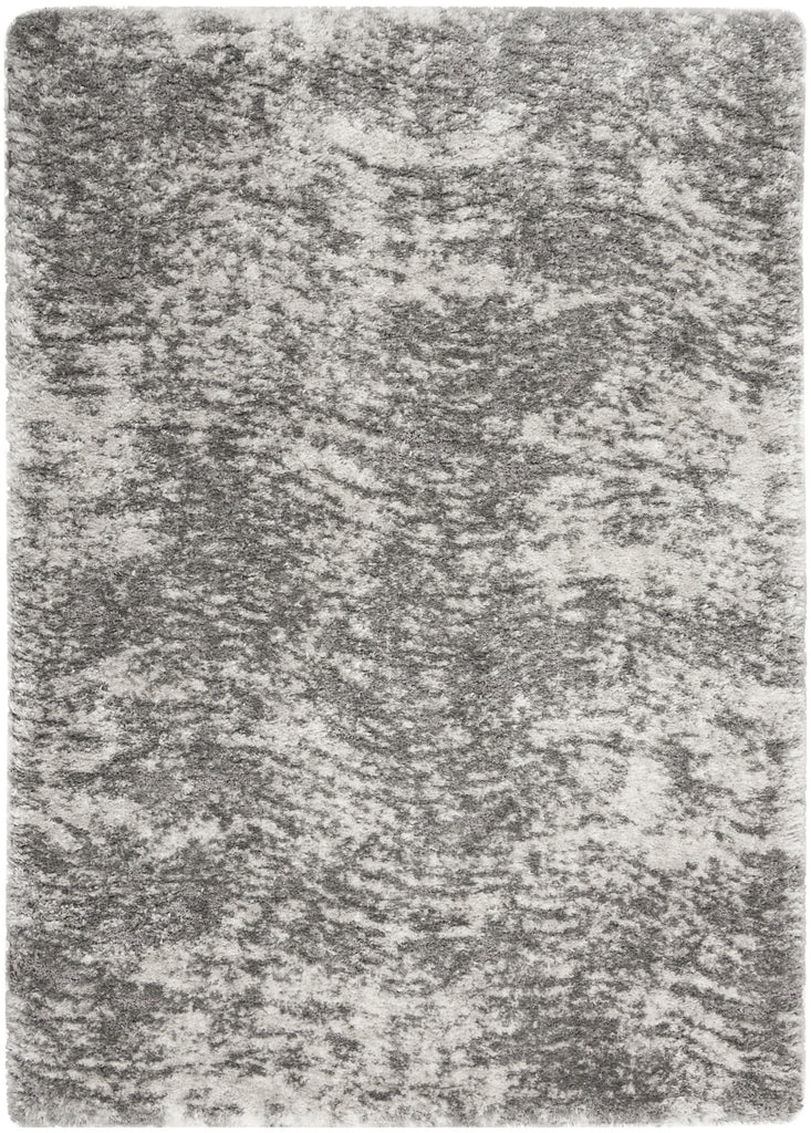 Nourison Luxurious Shag LXR04 Charcoal Grey Area Rug main image