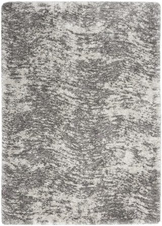 Nourison Luxurious Shag LXR04 Charcoal Grey Area Rug main image