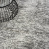 Nourison Luxurious Shag LXR04 Charcoal Grey Area Rug Corner Image