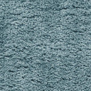 Nourison Luxurious Shag LXR05 Aqua Area Rug Close Up