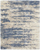 Nourison Luxurious Shag LXR10 Light Blue Grey Area Rug Main Image