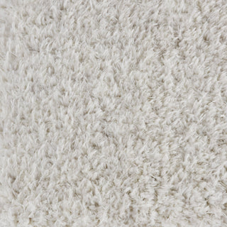 Nourison Luxe Shag LXS01 Light Grey Area Rug Swatch Image