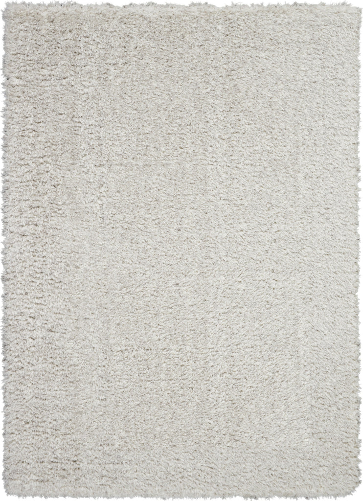 Nourison Luxe Shag LXS01 Light Grey Area Rug main image