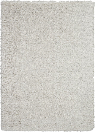 Nourison Luxe Shag LXS01 Light Grey Area Rug main image