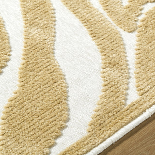 Livabliss Lyna LYA-2334 White Machine Washable Area Rug Detail