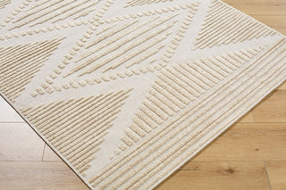 Livabliss Lyna LYA-2339 Beige Machine Washable Area Rug Corner Shot