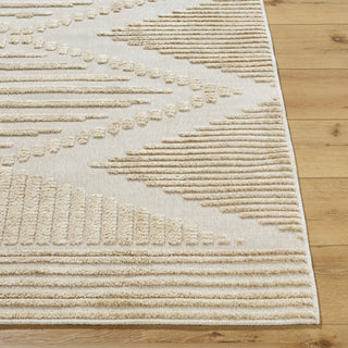 Livabliss Lyna LYA-2339 Beige Machine Washable Area Rug Angle