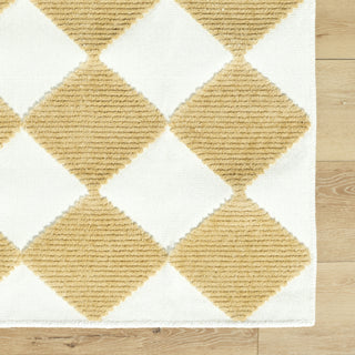 Livabliss Lyna LYA-2351 White Machine Washable Area Rug 